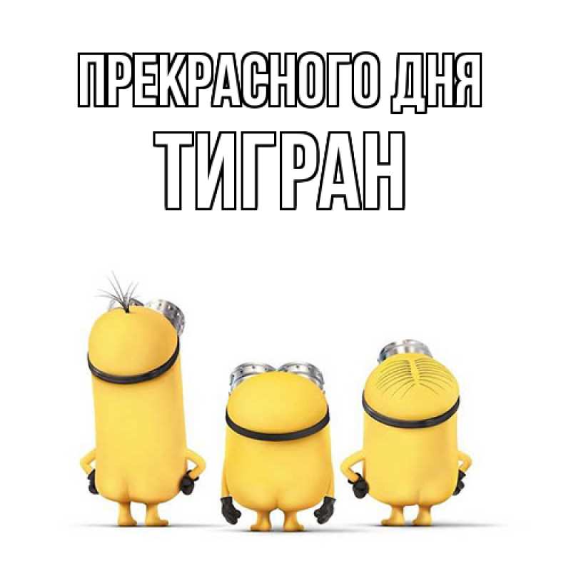 Картинка Прекрасного дня, Тигран