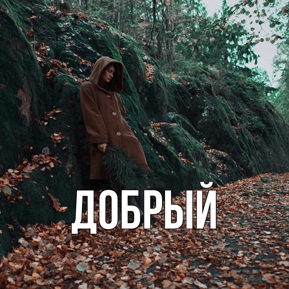 Открытка  с именем. Добрый, Главная  
