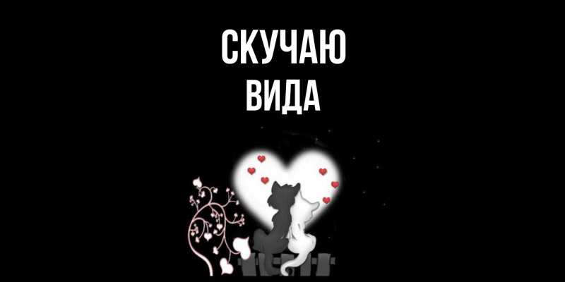 Картинка Скучаю, Вида