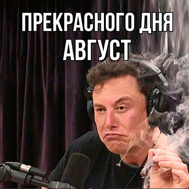 Картинка Прекрасного дня, Август