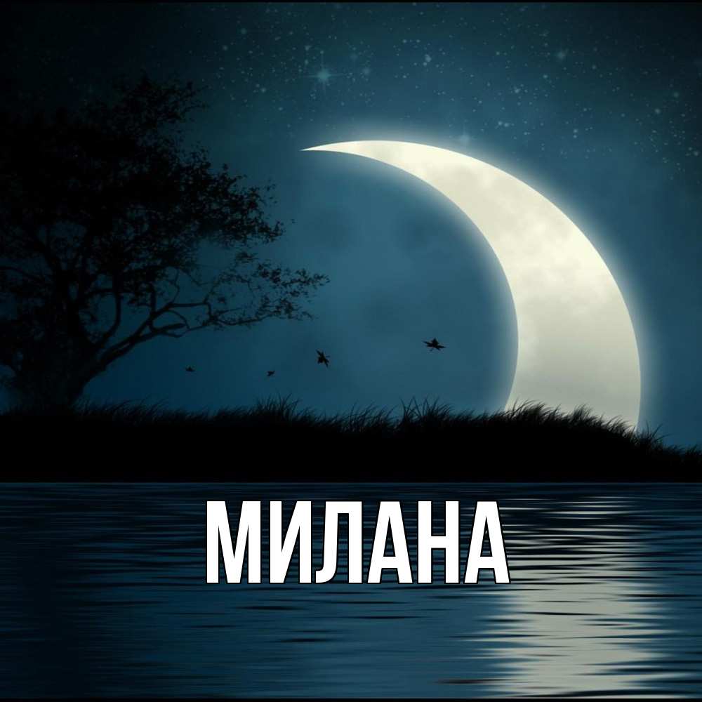 Открытка  с именем. Милана, Главная  