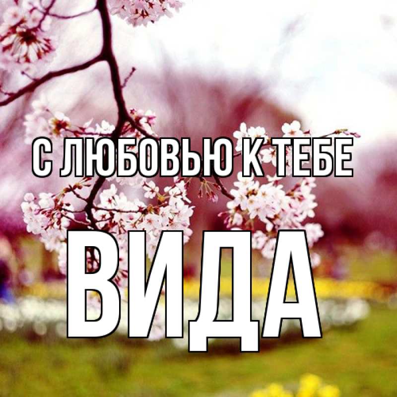 Картинка С любовью к тебе, Вида