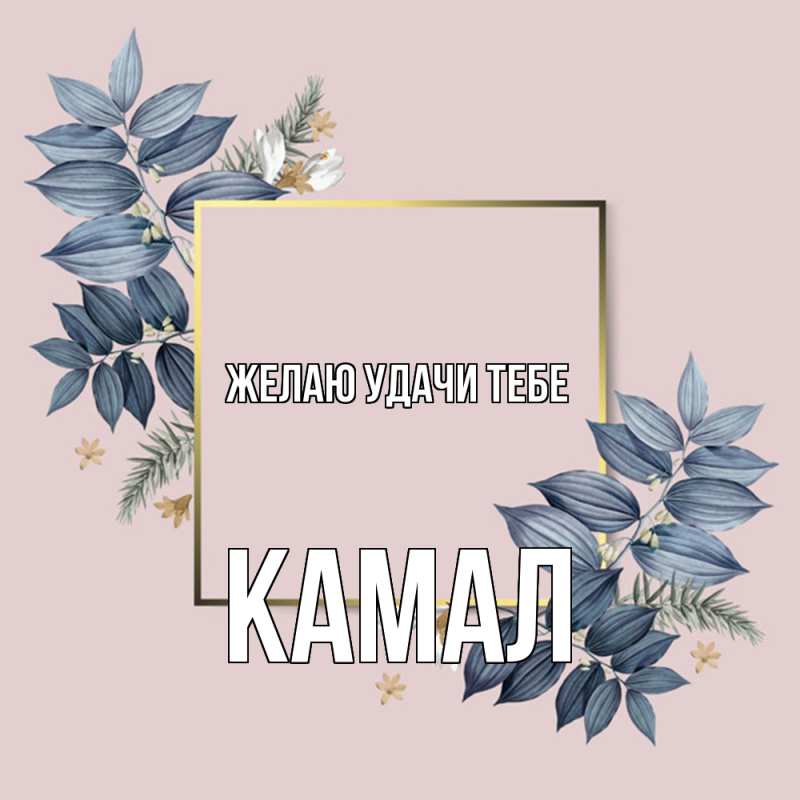 Картинка Желаю удачи тебе, Камал