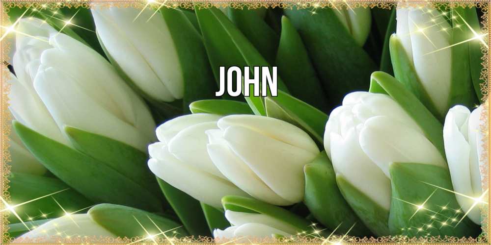 Открытка  с именем. John, Главная  