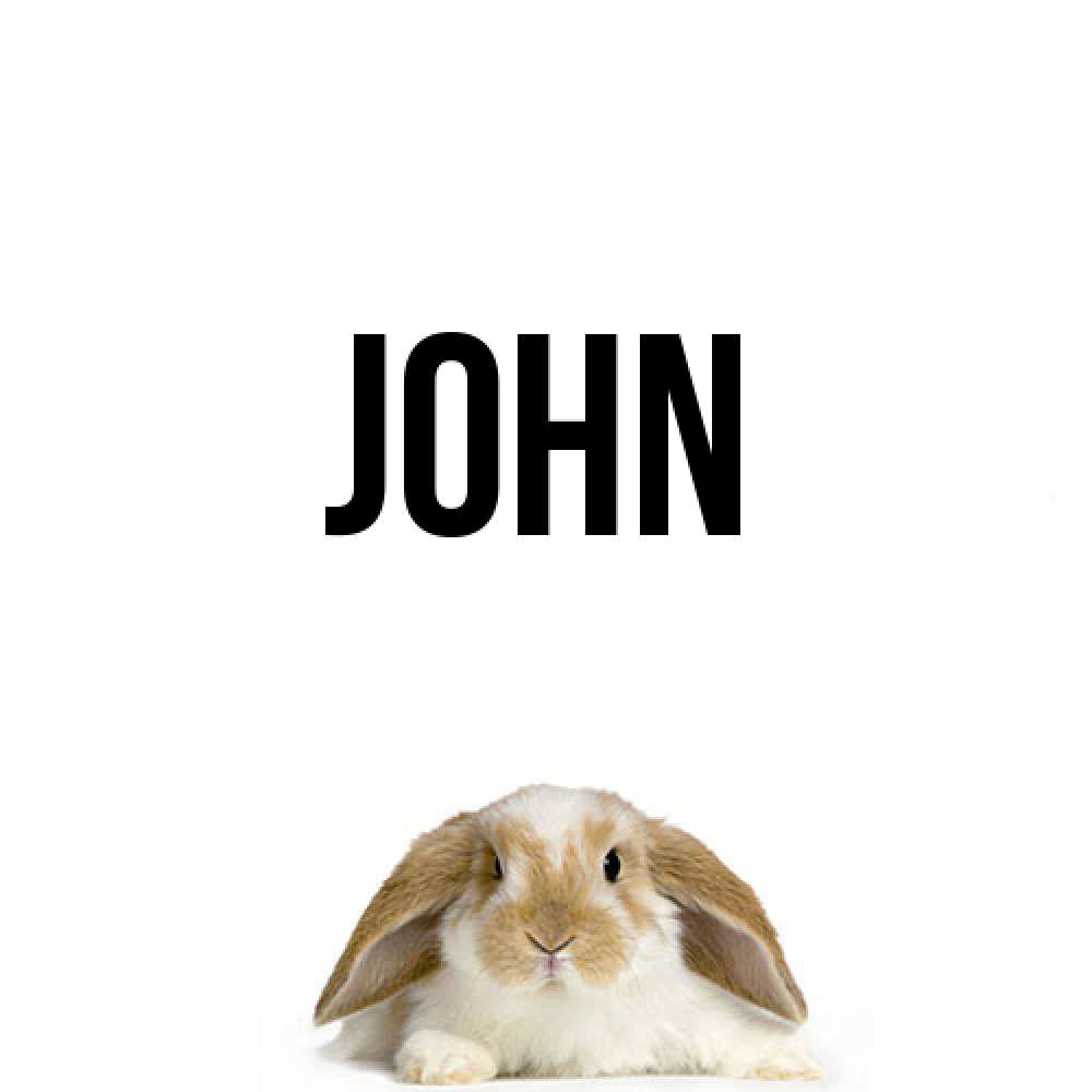 Открытка  с именем. John, Главная  