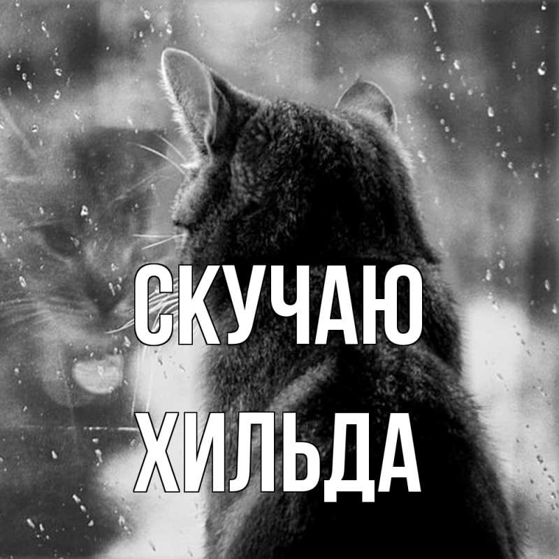 Картинка Скучаю, Хильда