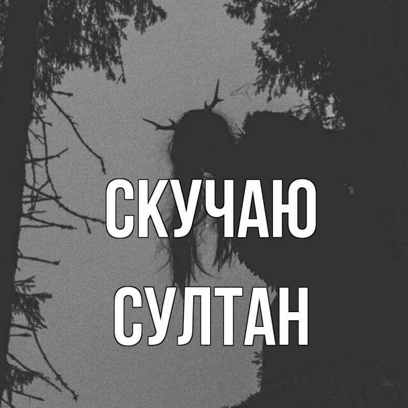 Картинка Скучаю, Султан