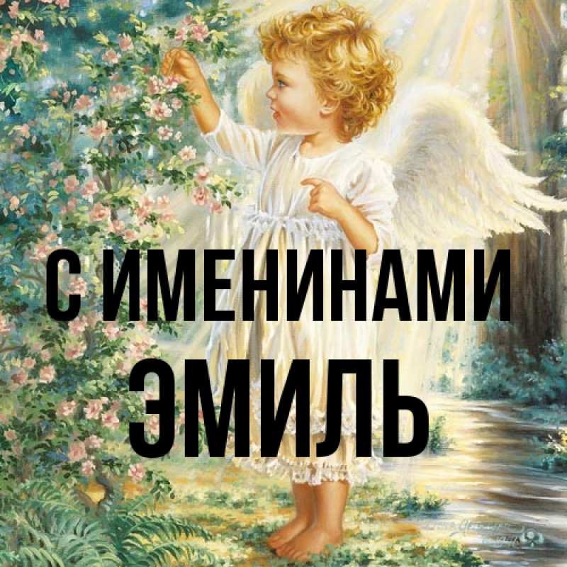 Картинка С именинами, Эмиль
