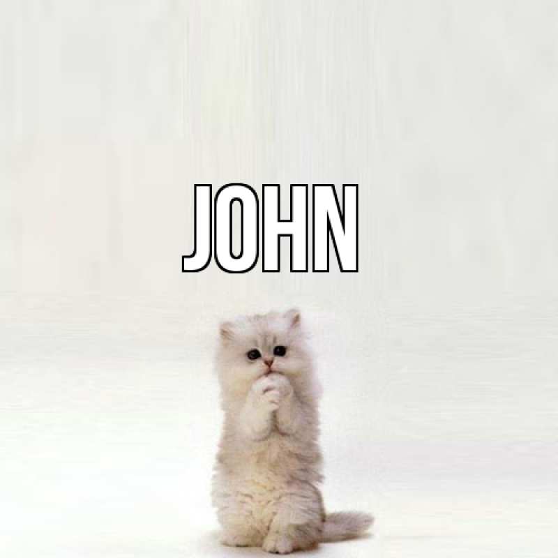 Картинка  с именем , John