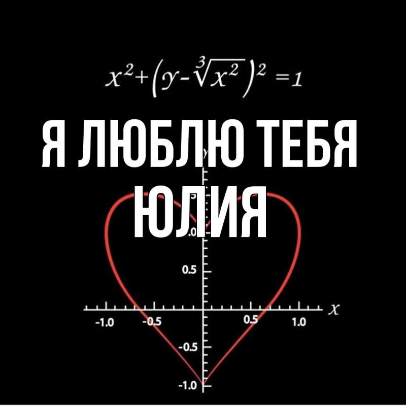 Картинка Я люблю тебя, Юлия