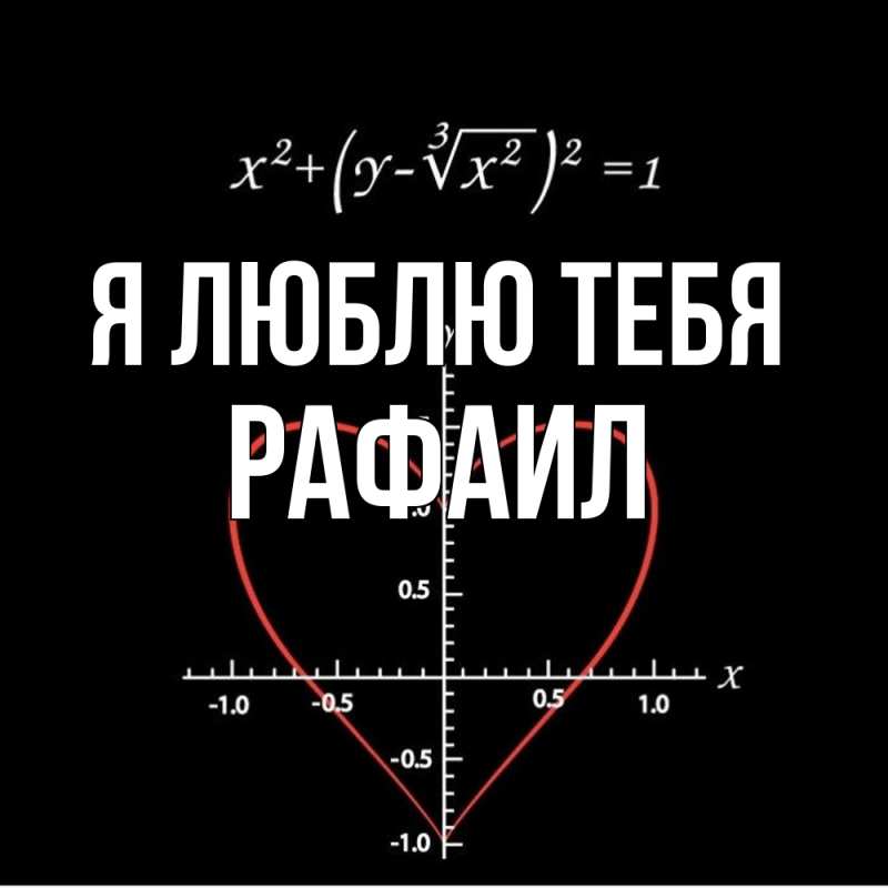 Картинка Я люблю тебя, Рафаил