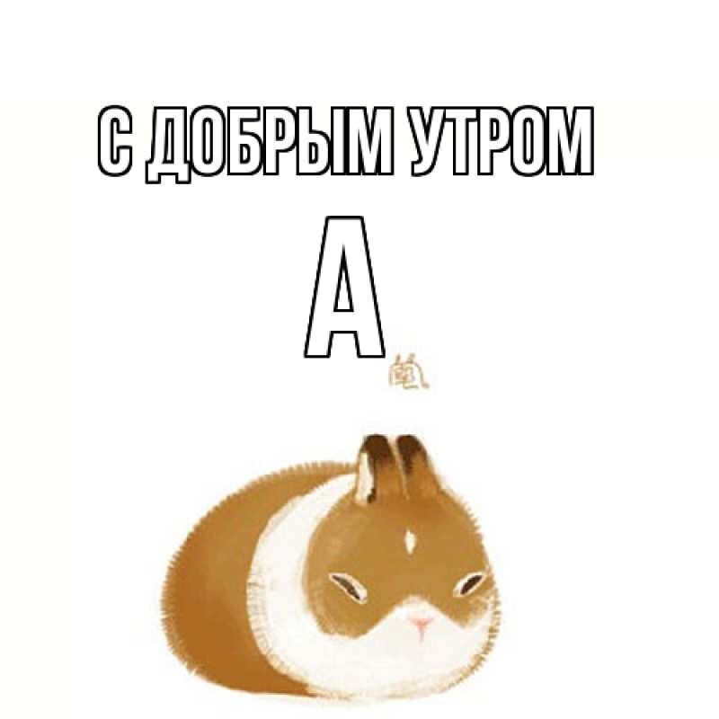Картинка С добрым утром, а