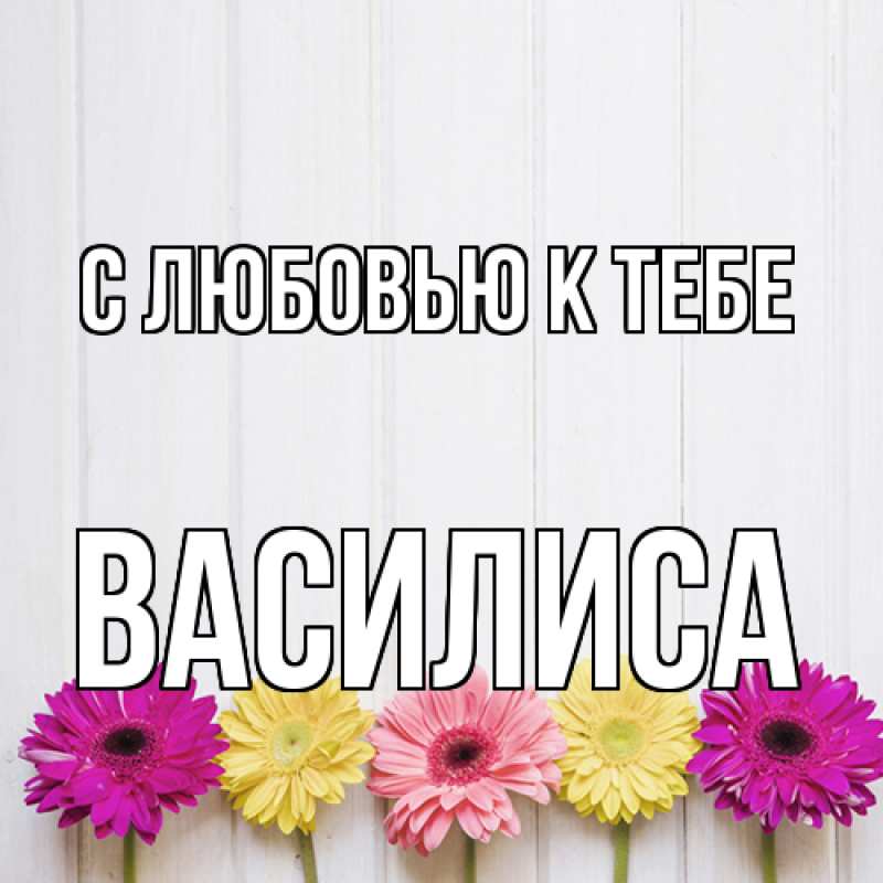 Картинка С любовью к тебе, Василиса