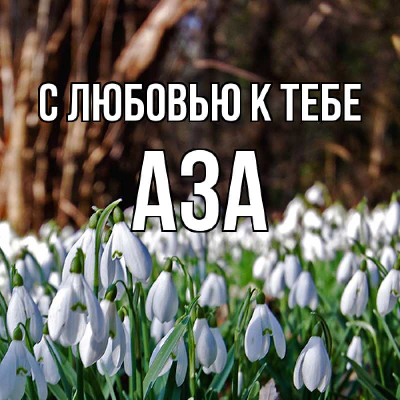 Картинка С любовью к тебе, Аза