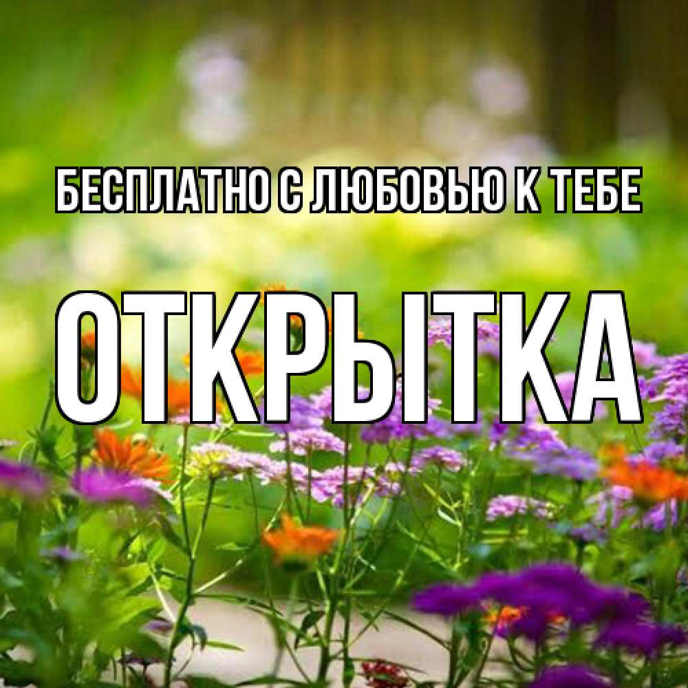 Открытка  с именем. открытка, С любовью к тебе  