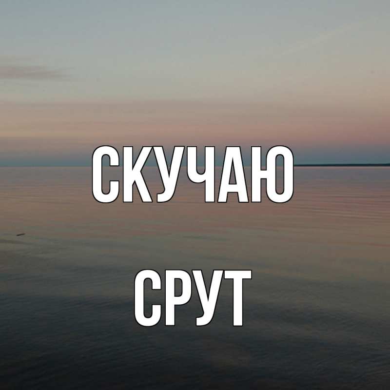 Картинка Скучаю, срут