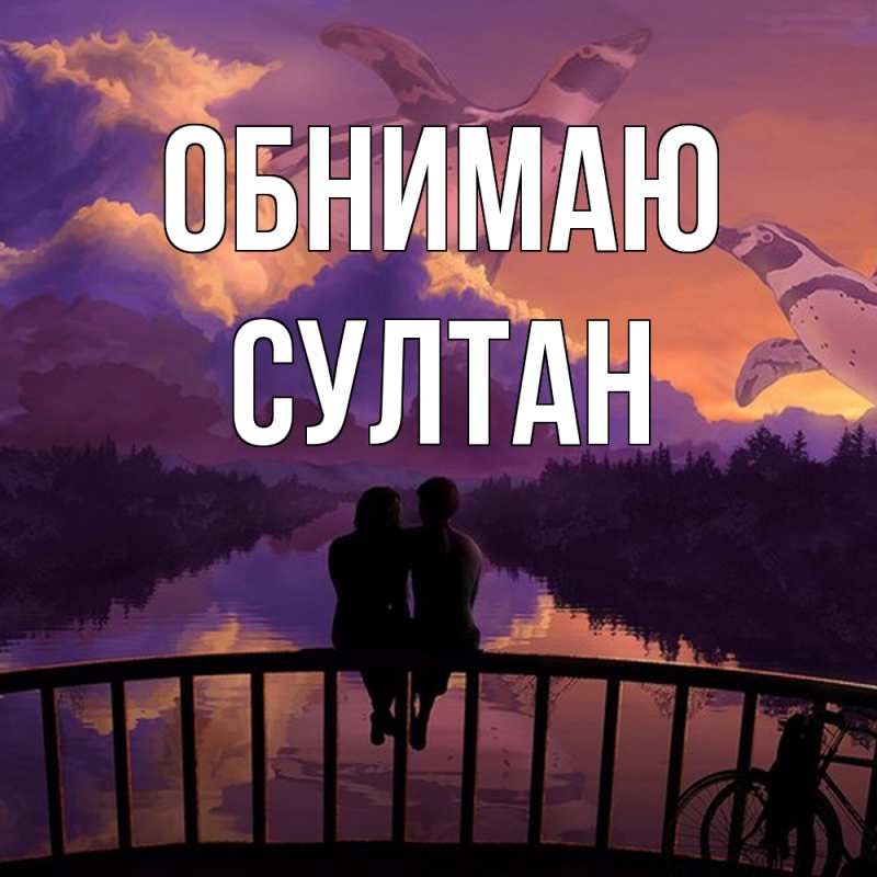 Картинка Обнимаю, Султан