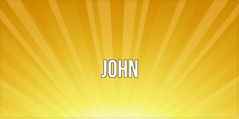 Картинка  с именем , John