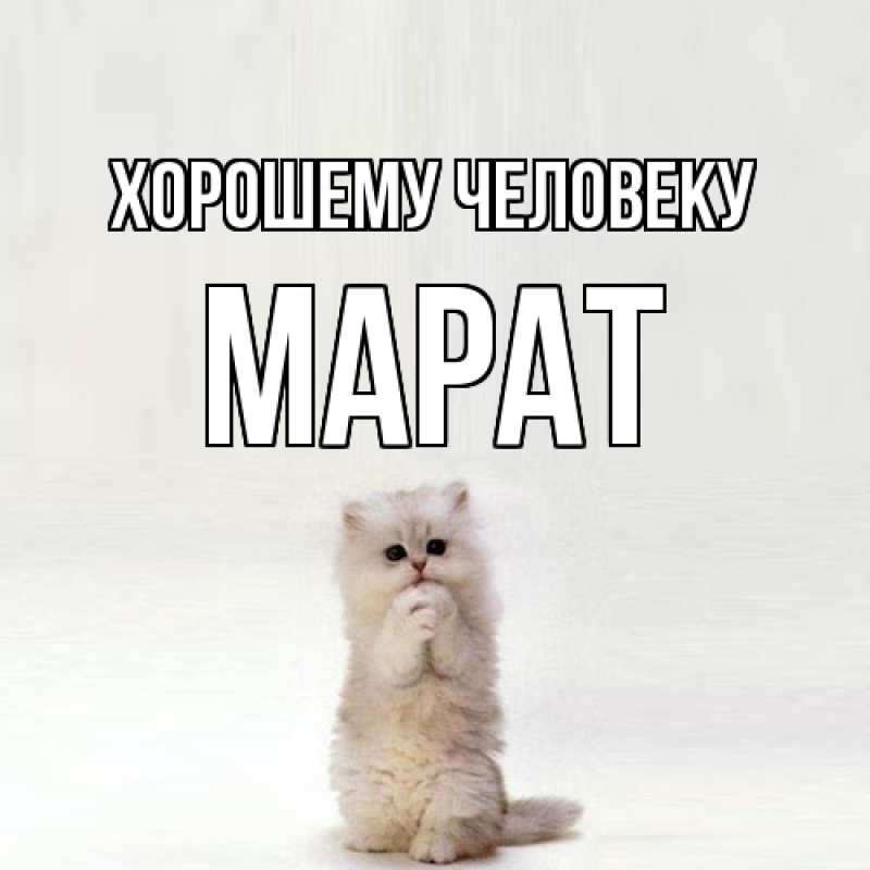 Картинка Хорошему человеку, Марат