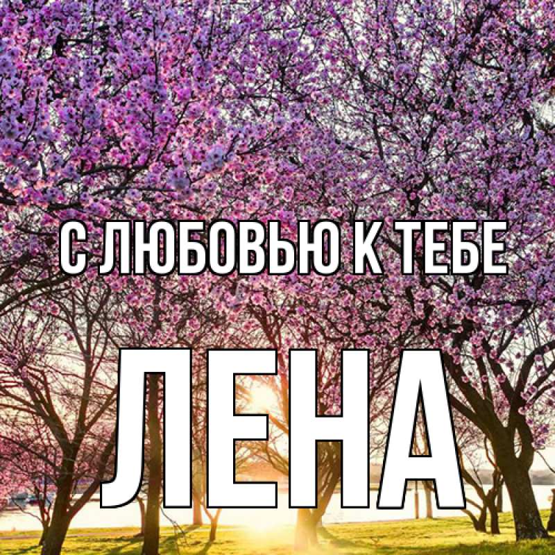 Картинка С любовью к тебе, лена