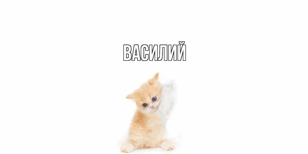 Открытка  с именем. Василий, Главная  