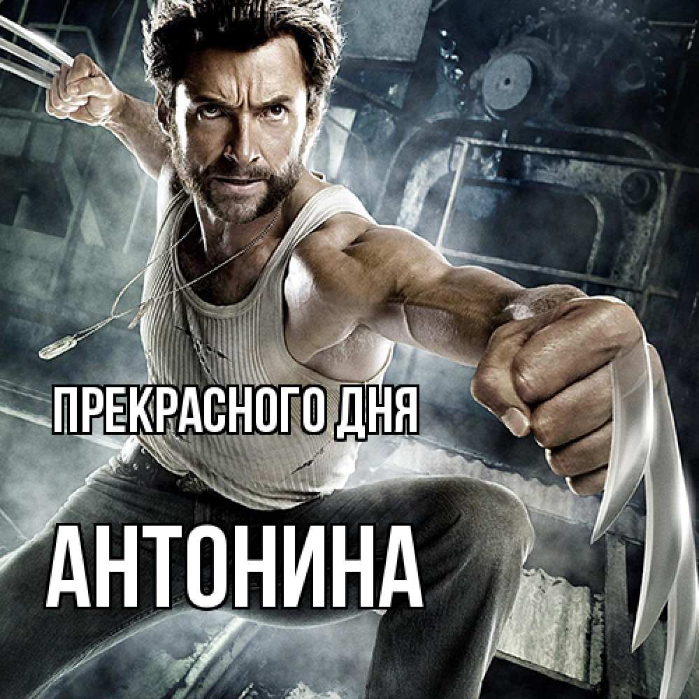 Открытка  с именем. Антонина, Прекрасного дня  