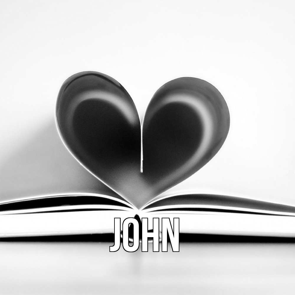 Открытка  с именем. John, Главная  