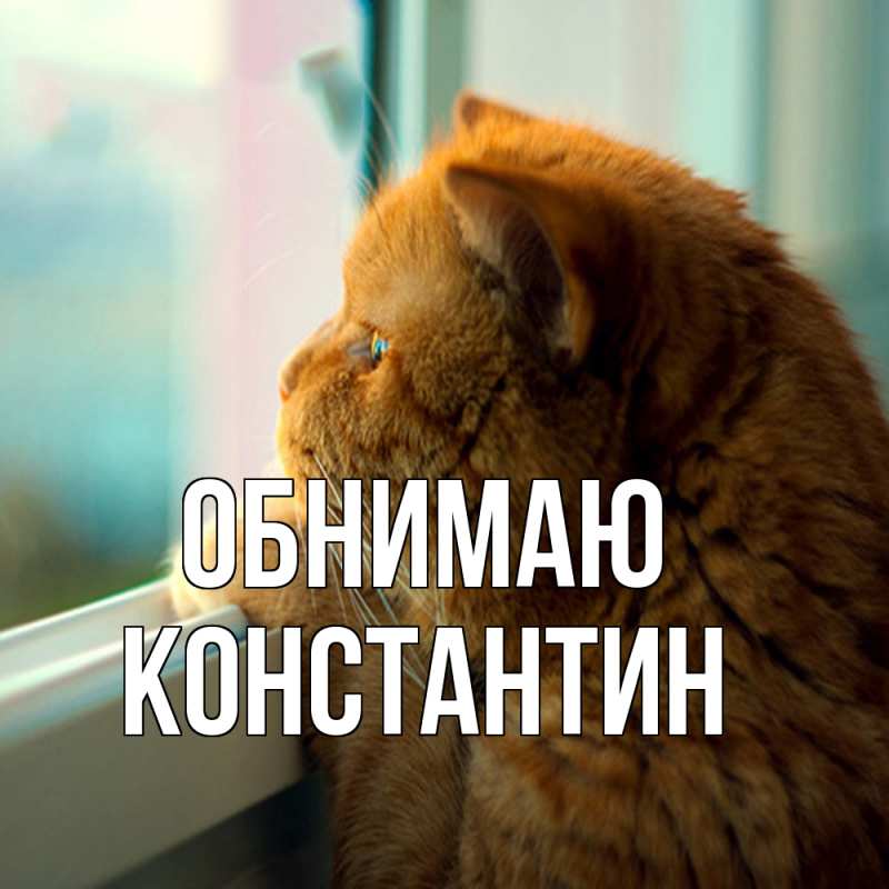 Картинка Обнимаю, Константин