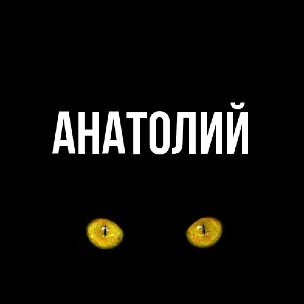 Открытка  с именем. Анатолий, Главная  