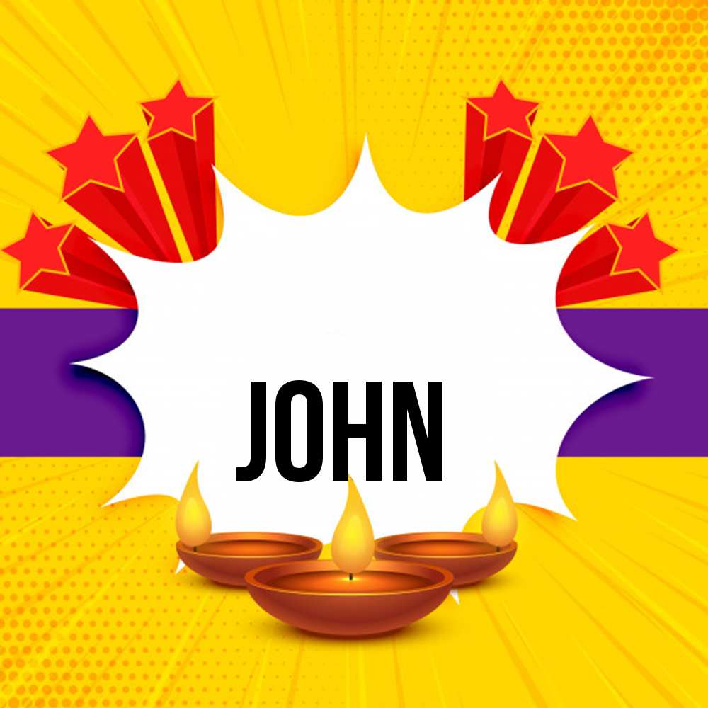 Открытка  с именем. John, Главная  