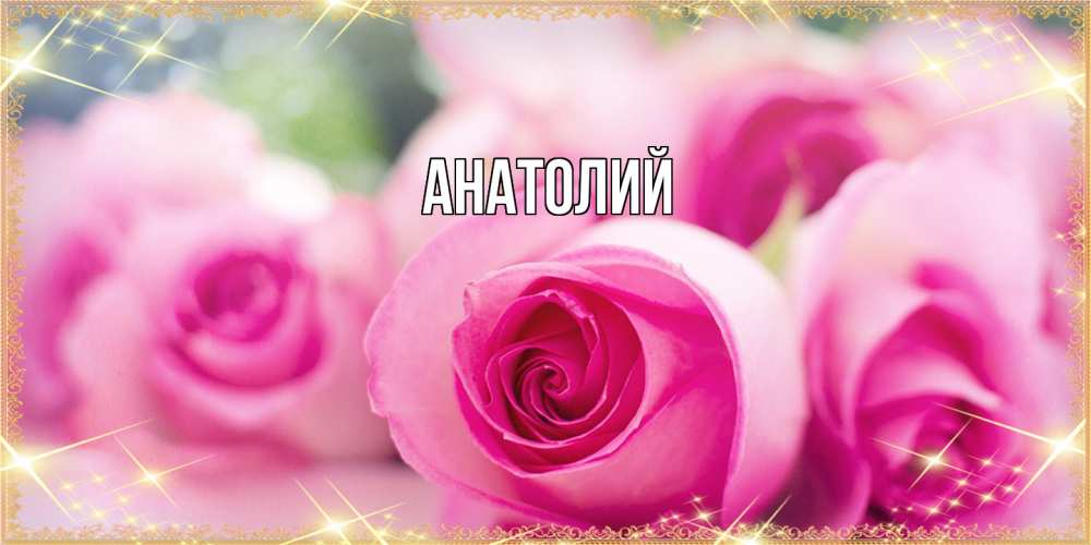 Открытка  с именем. Анатолий, Главная  