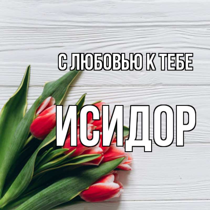 Картинка С любовью к тебе, Исидор