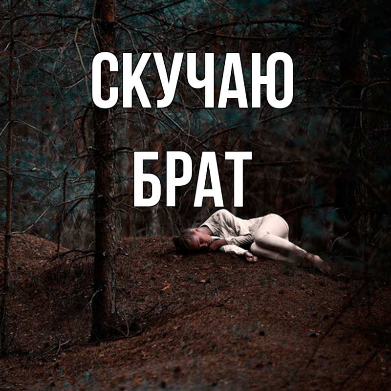 Картинка Скучаю, Брат
