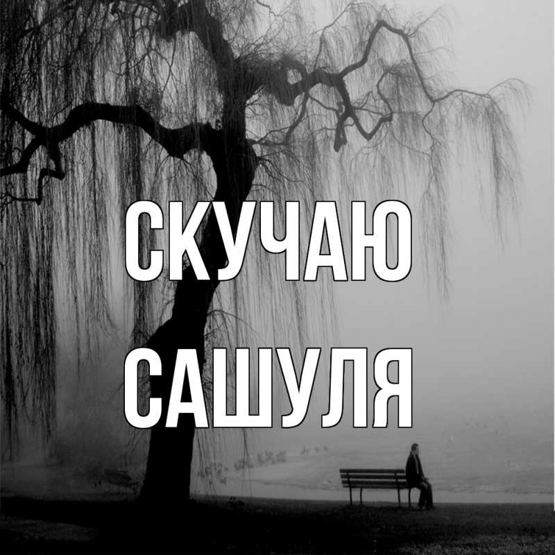 Картинка Скучаю, Сашуля