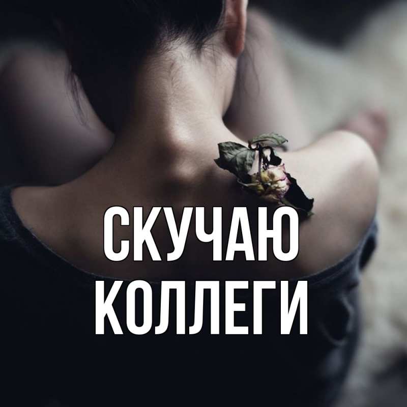 Картинка Скучаю, коллеги