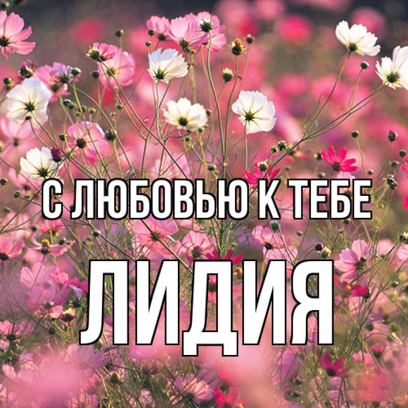 Картинка С любовью к тебе, лидия