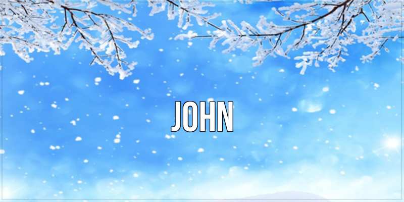 Картинка  с именем , John