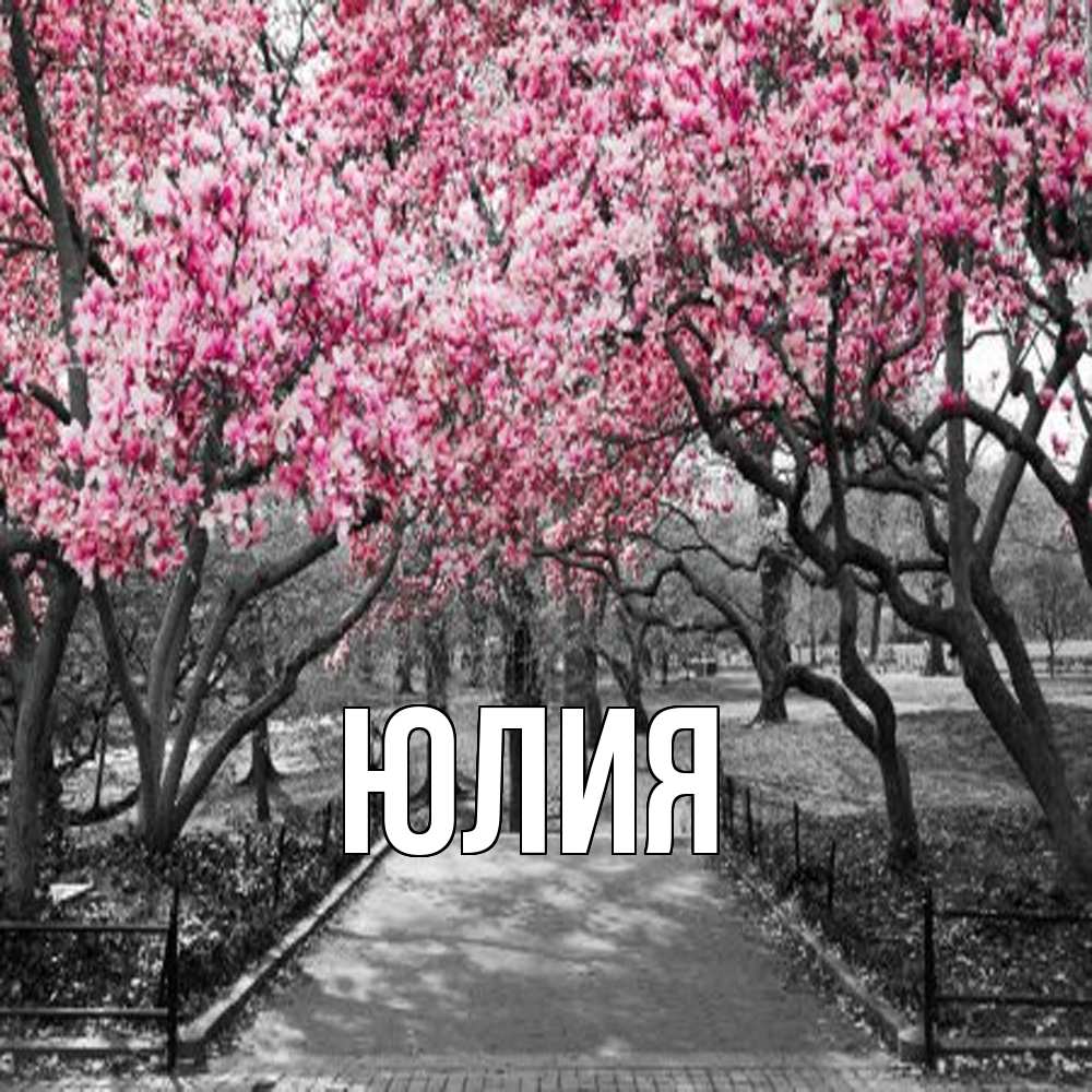 Открытка  с именем. Юлия, Главная  