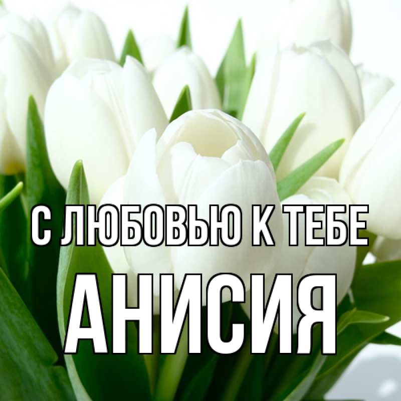 Картинка С любовью к тебе, Анисия