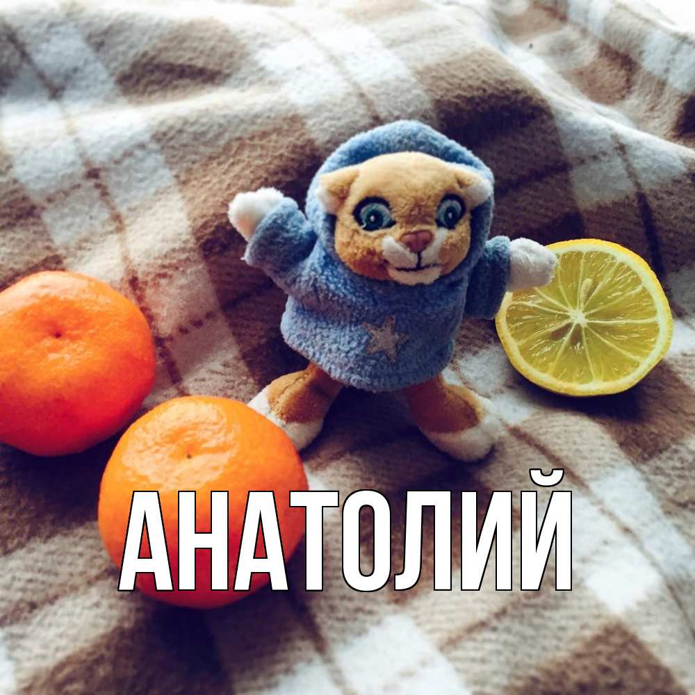 Открытка  с именем. Анатолий, Главная  