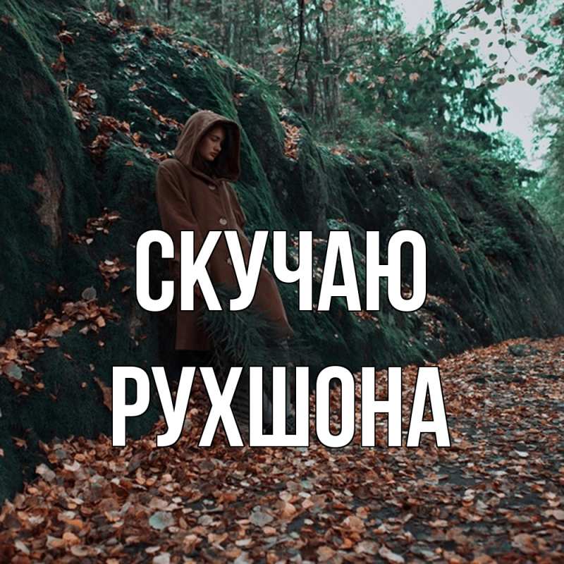 Картинка Скучаю, Рухшона