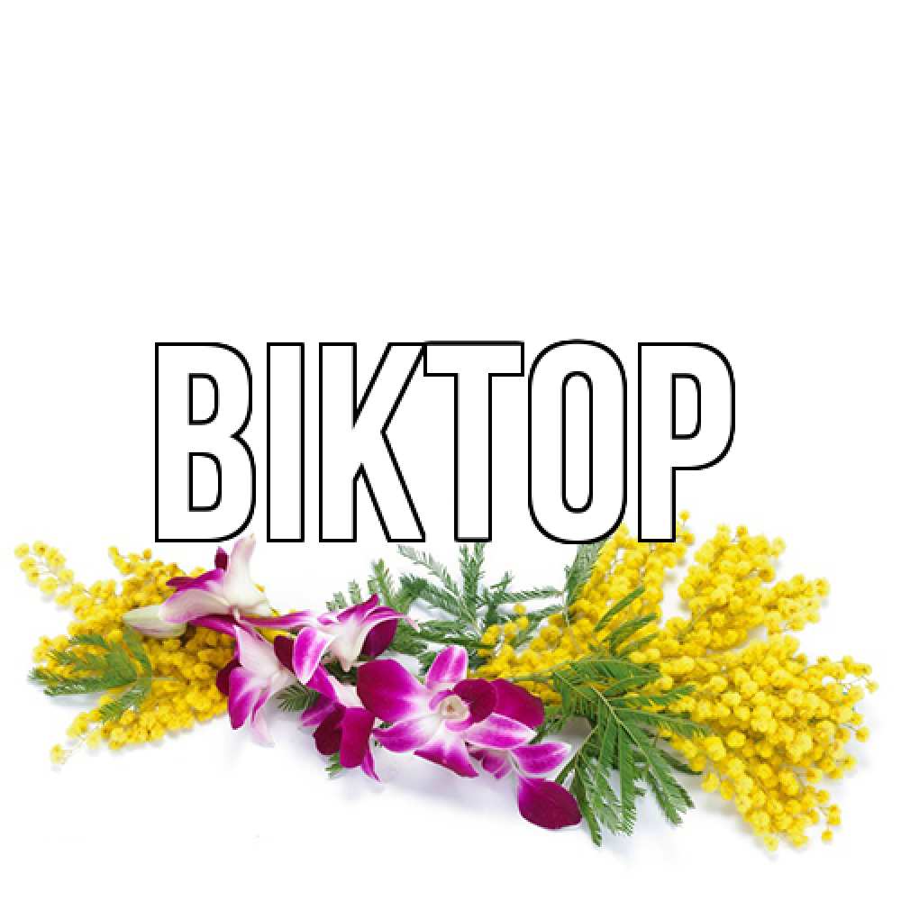 Открытка  с именем. Віктор, Главная  