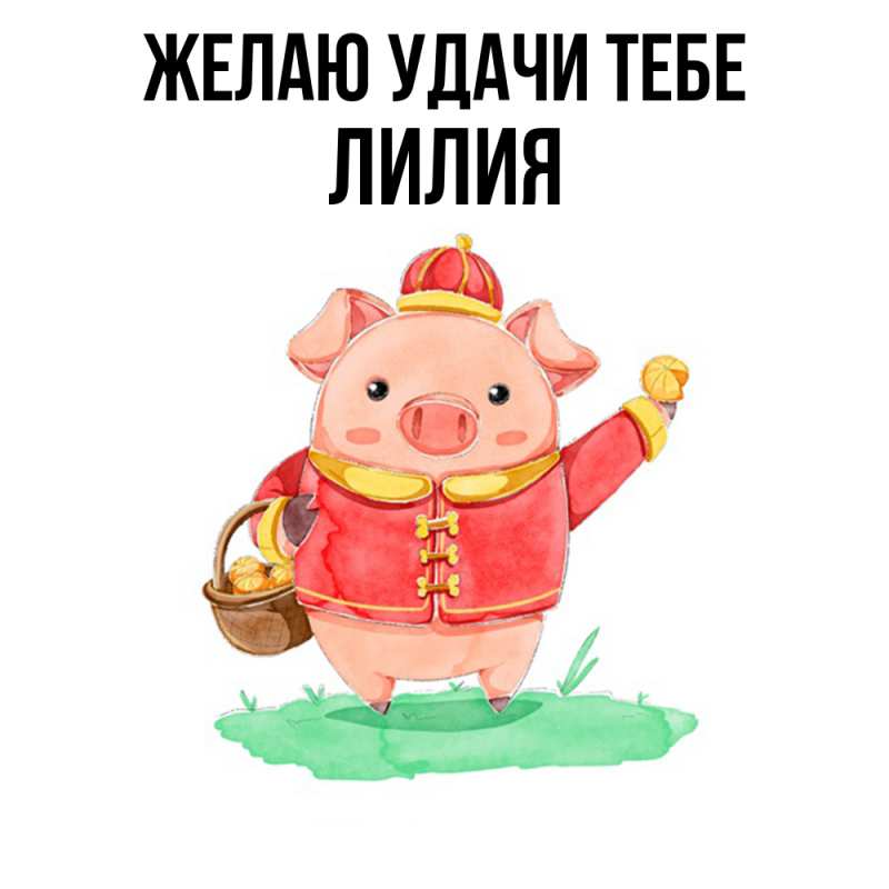 Картинка Желаю удачи тебе, ЛИлия