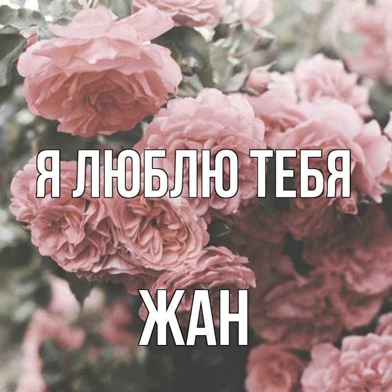 Картинка Я люблю тебя, Жан