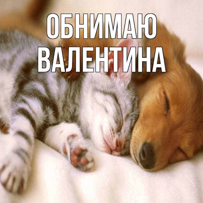 Картинка Обнимаю, валентина