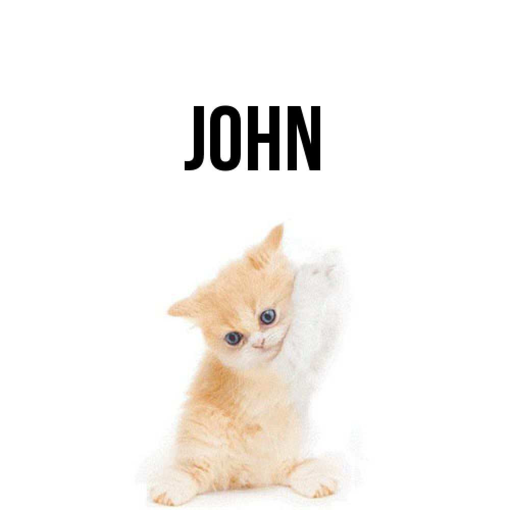 Открытка  с именем. John, Главная  