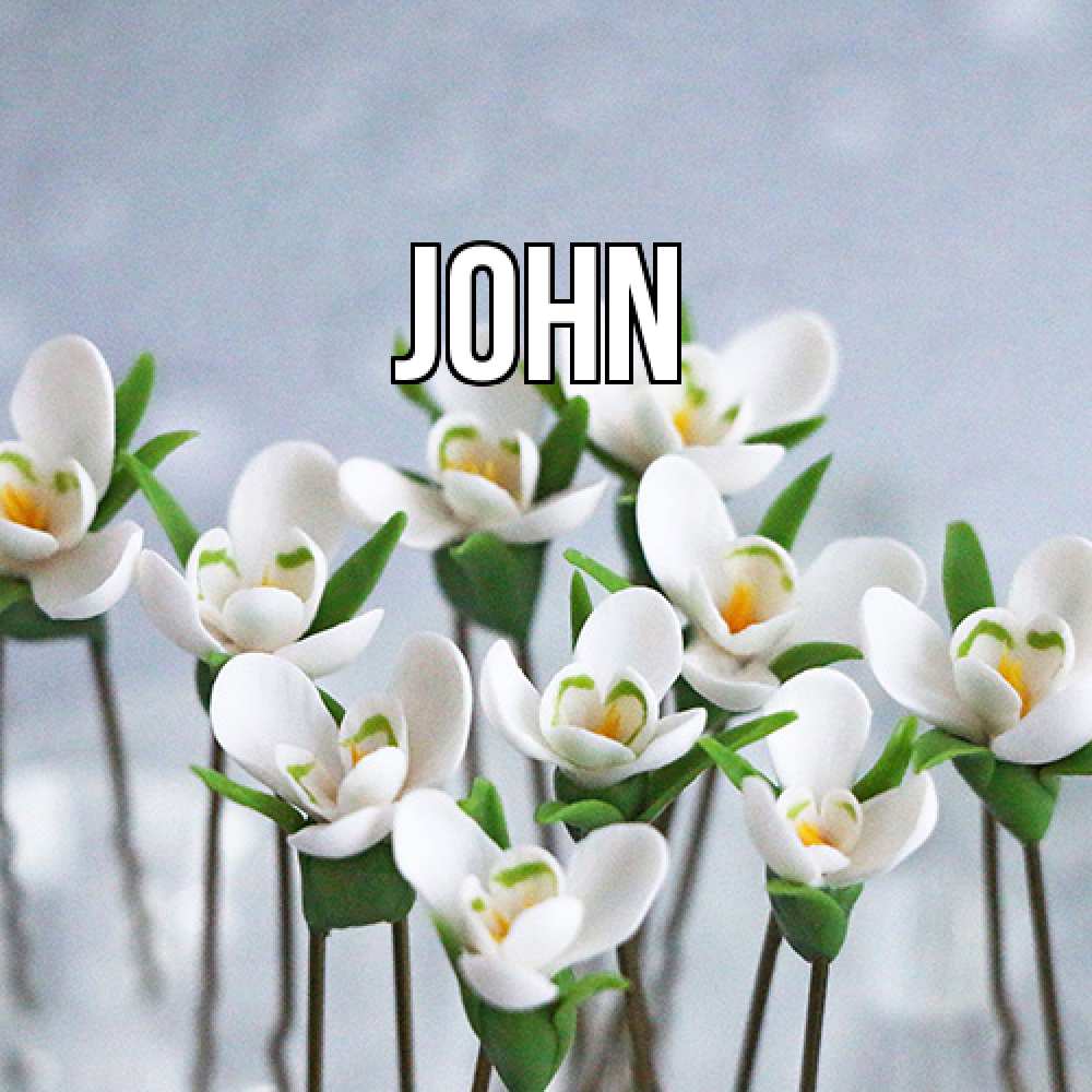 Открытка  с именем. John, Главная  