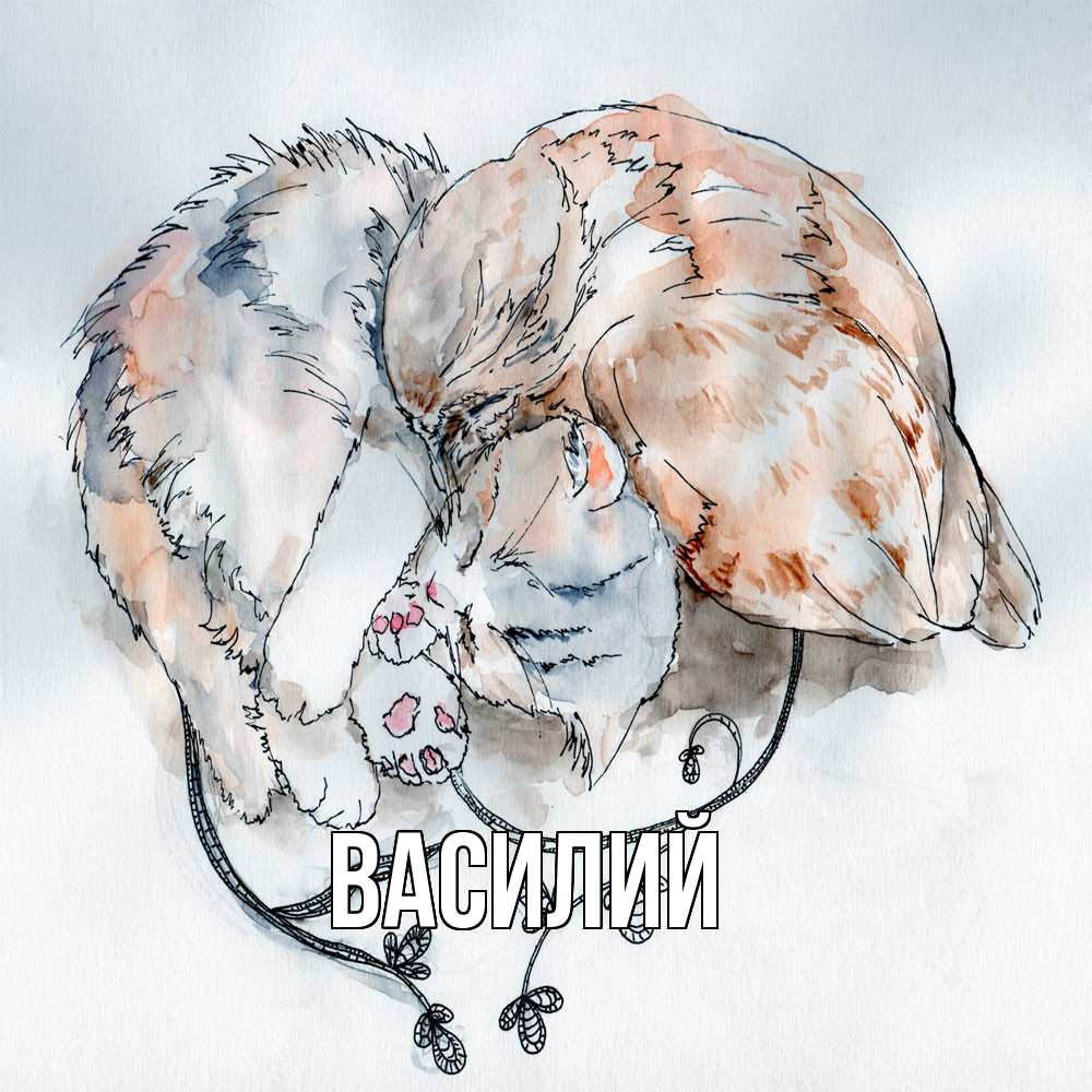 Открытка  с именем. Василий, Главная  