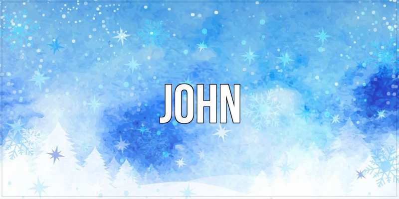 Картинка  с именем , John