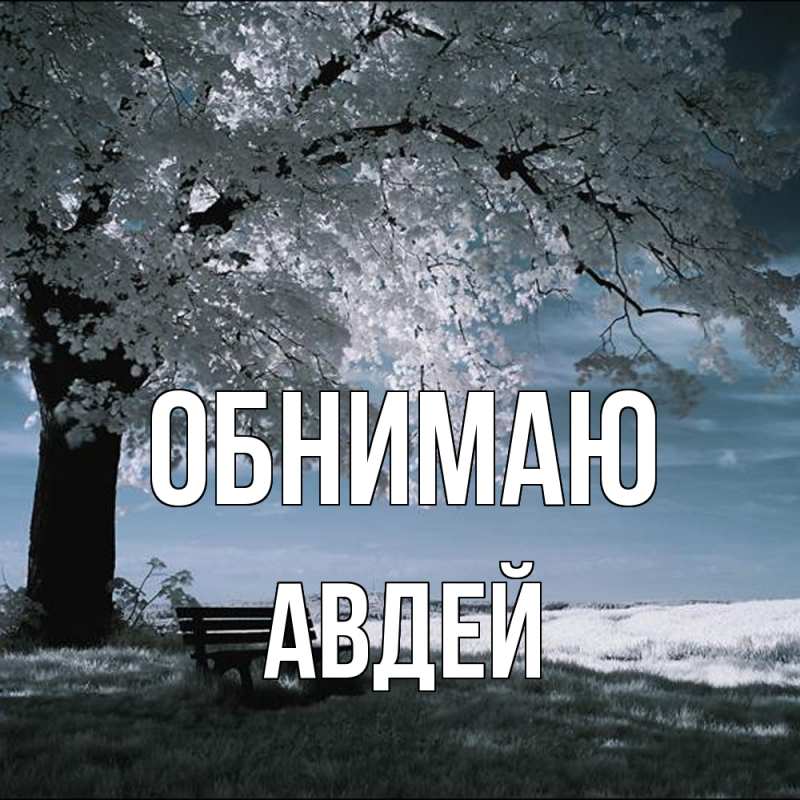Картинка Обнимаю, Авдей